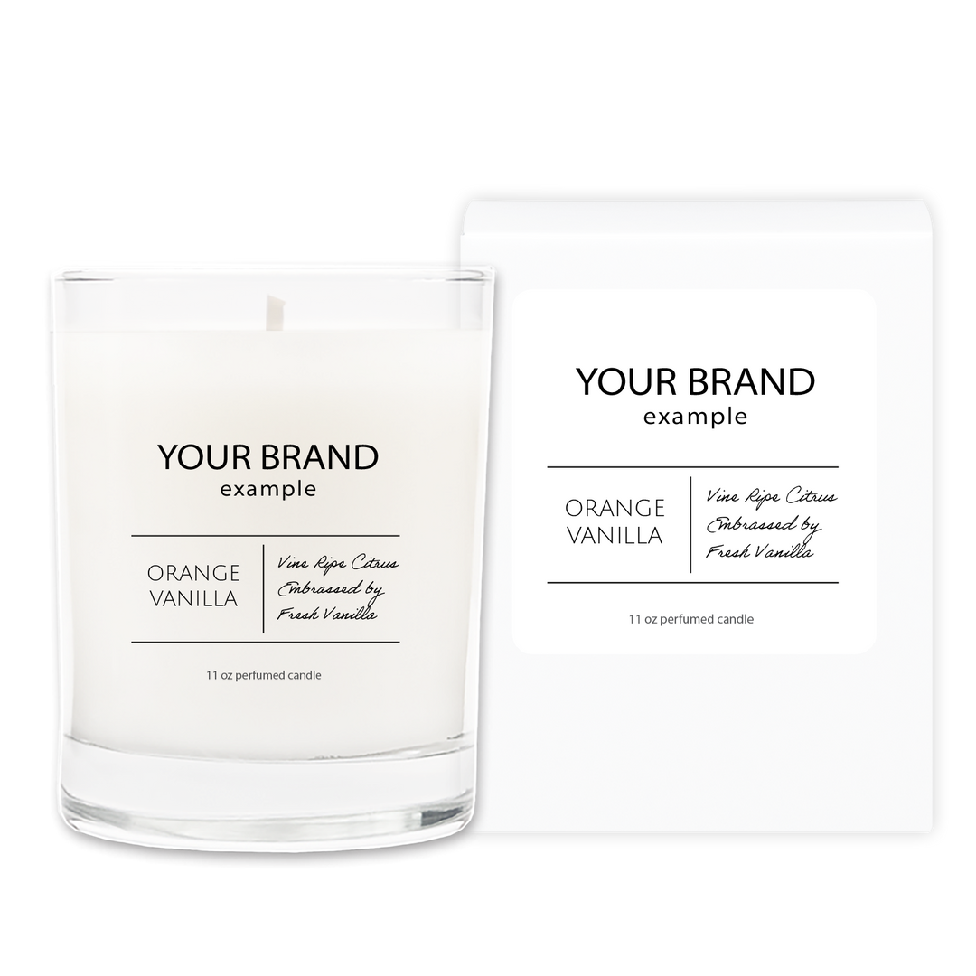 White Label with White Box