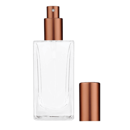 copper matte glass perfume bottles bulk